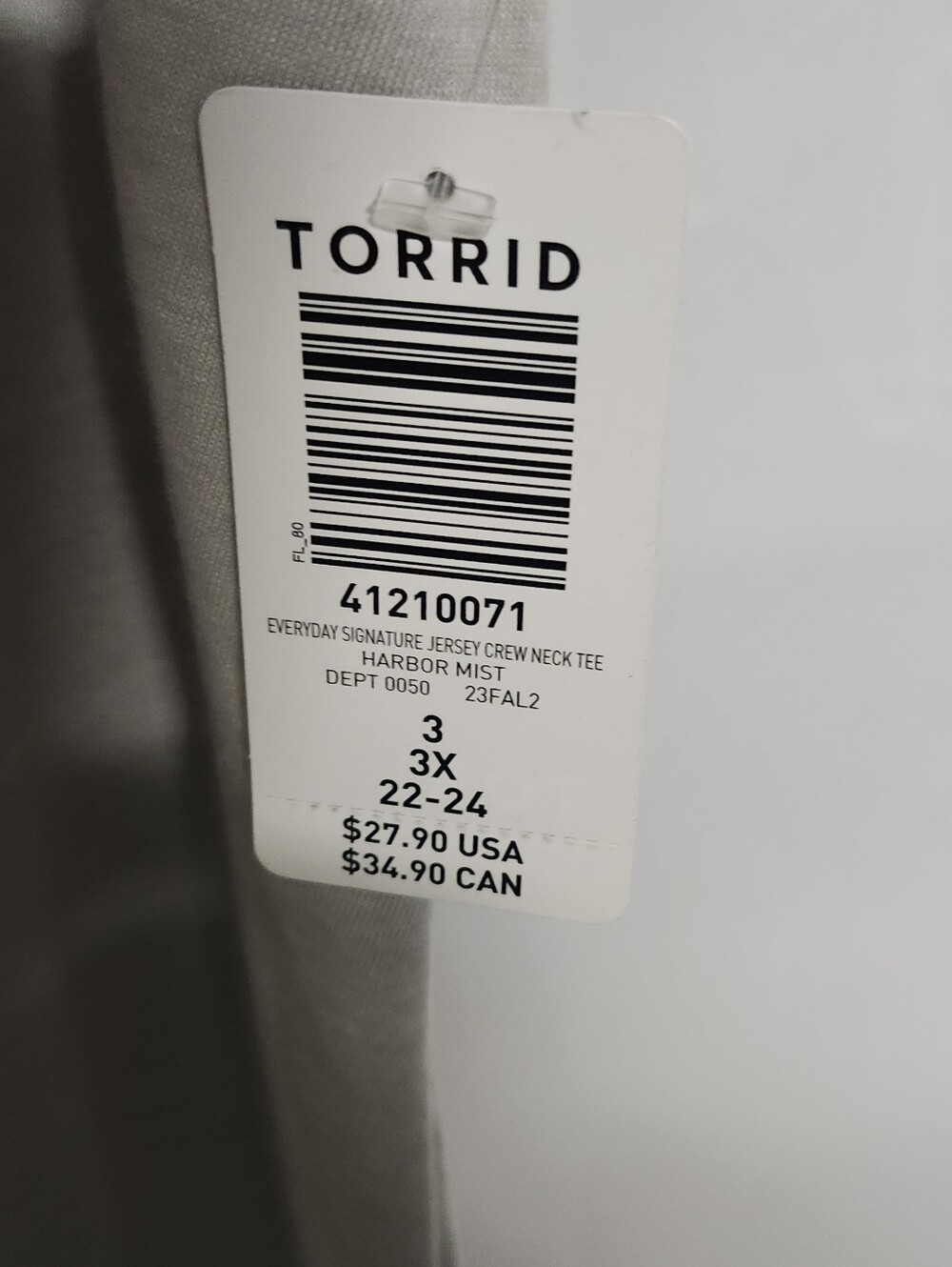 torrid Relaxed Crew Neck Tee - Picture 2 of 5